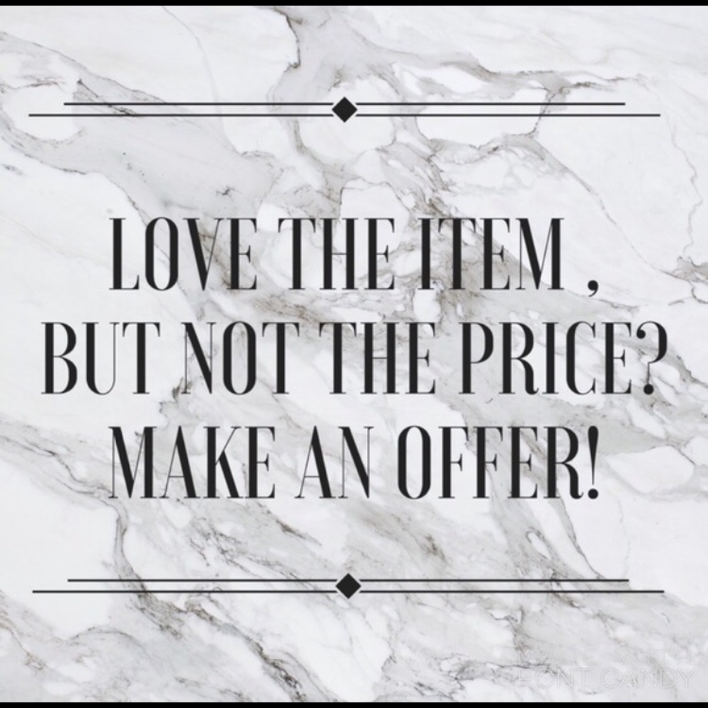 I’m open to Reasonable offers on most items!